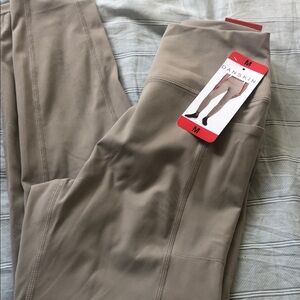 Danskin Taupe High-Rise Performance Leggings